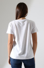 Çiçek Desenli V-Yaka T-Shirt Çiçek Desenli V-Yaka T-Shirt