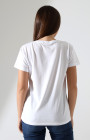 Mavi Göz Desenli V-Yaka T-Shirt Mavi Göz Desenli V-Yaka T-Shirt