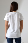Sarı Tüy Desenli V-Yaka T-Shirt Sarı Tüy Desenli V-Yaka T-Shirt